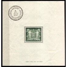 Frimærkeudstilling i Antwerpen. Miniark.